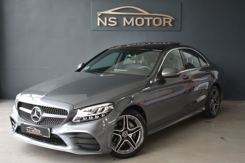 MERCEDES-BENZ CLASE C 200D  150CV BERLINA AMG INTERIOR Y EXTERIOR 9G + TECHO